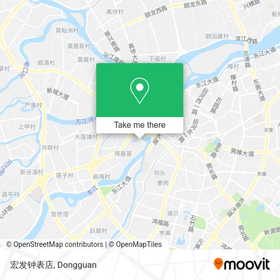 宏发钟表店 map