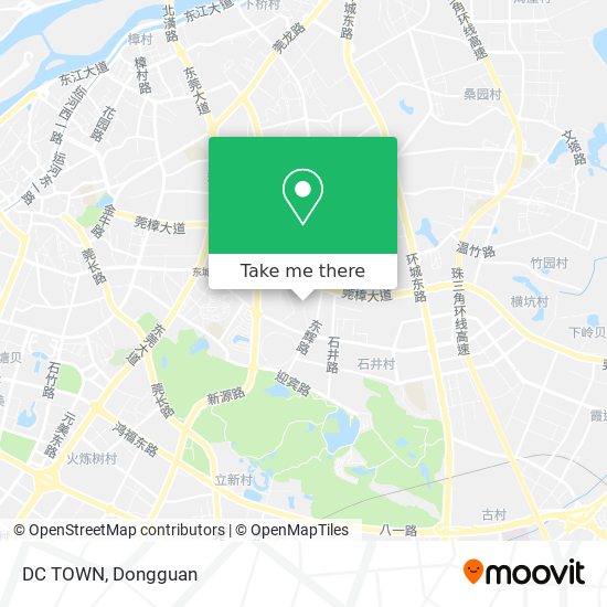 DC TOWN map