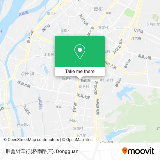 胜鑫针车行(桥南路店) map