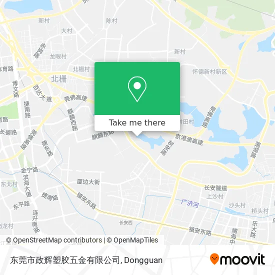 东莞市政辉塑胶五金有限公司 map