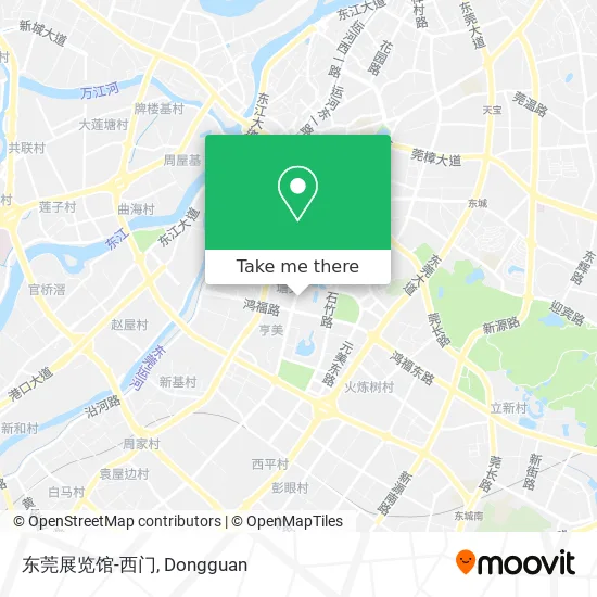 东莞展览馆-西门 map