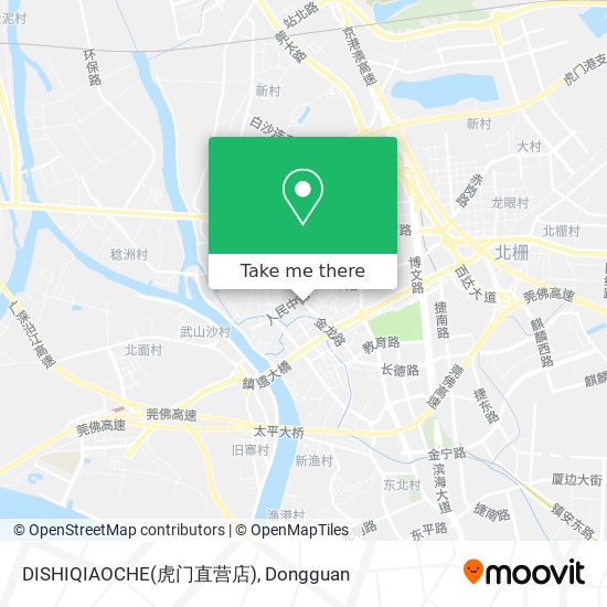 DISHIQIAOCHE(虎门直营店) map