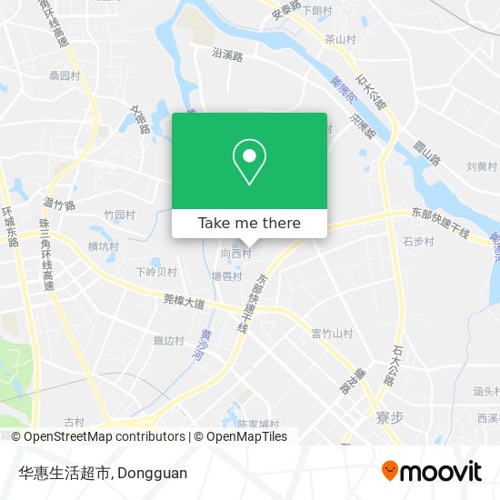 华惠生活超市 map