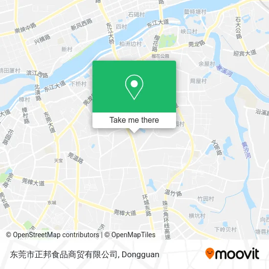 东莞市正邦食品商贸有限公司 map