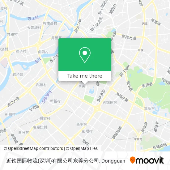 近铁国际物流(深圳)有限公司东莞分公司 map