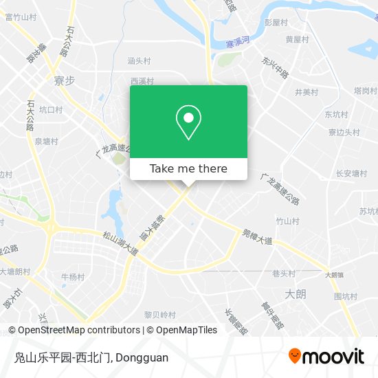 凫山乐平园-西北门 map