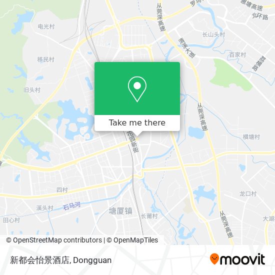 新都会怡景酒店 map