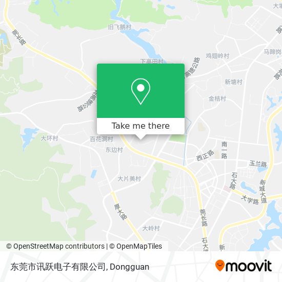 东莞市讯跃电子有限公司 map