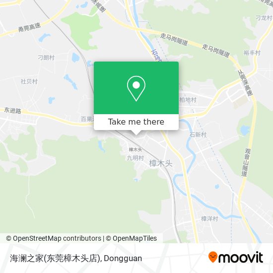 海澜之家(东莞樟木头店) map