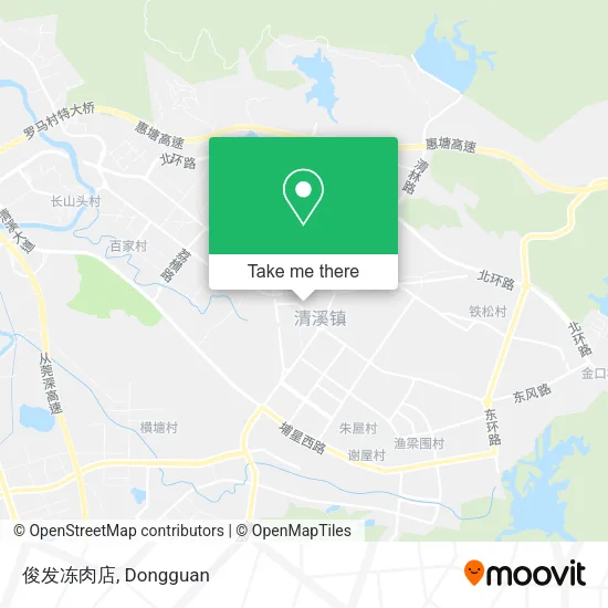 俊发冻肉店 map