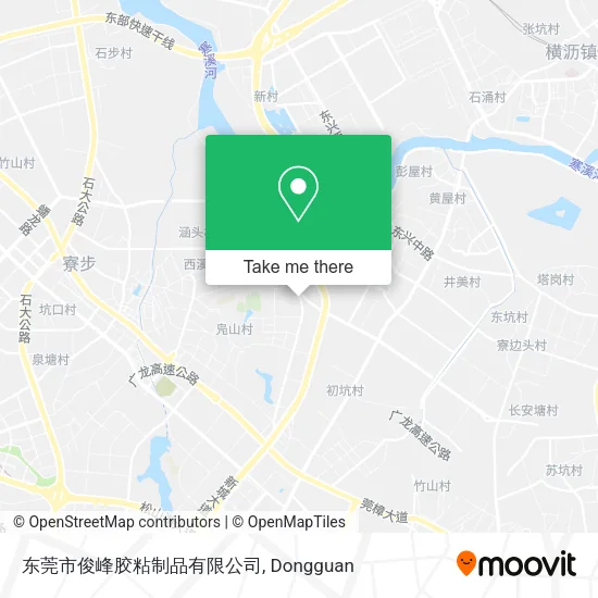 东莞市俊峰胶粘制品有限公司 map
