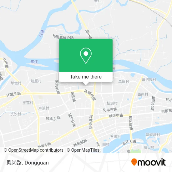 凤岗路 map