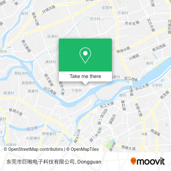 东莞市巨唯电子科技有限公司 map