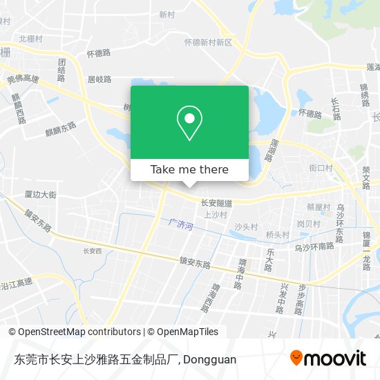 东莞市长安上沙雅路五金制品厂 map