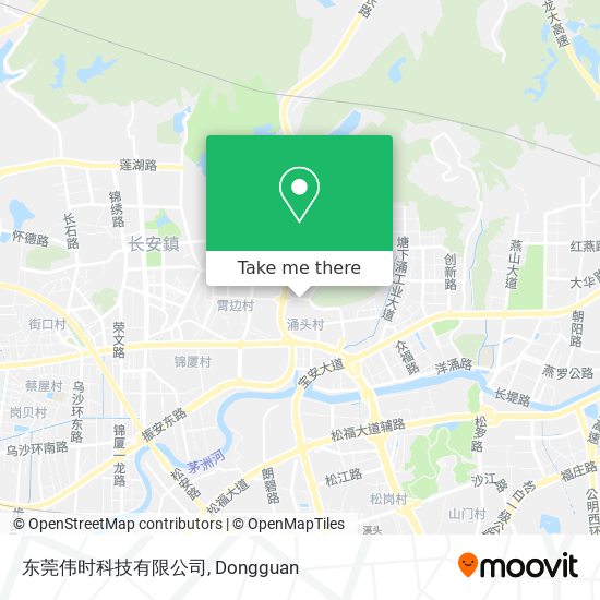 东莞伟时科技有限公司 map