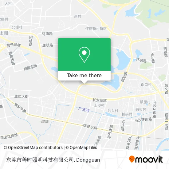 东莞市善时照明科技有限公司 map
