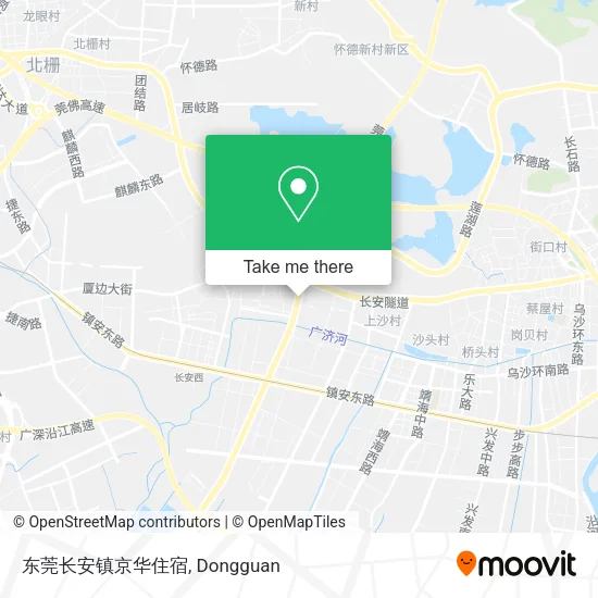 东莞长安镇京华住宿 map