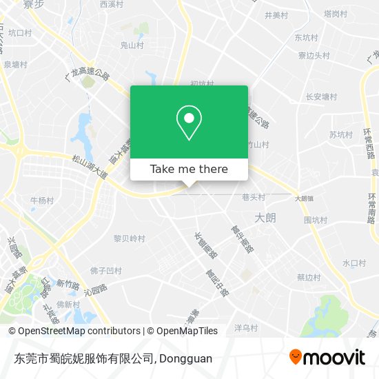 东莞市蜀皖妮服饰有限公司 map