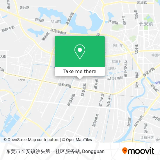 东莞市长安镇沙头第一社区服务站 map