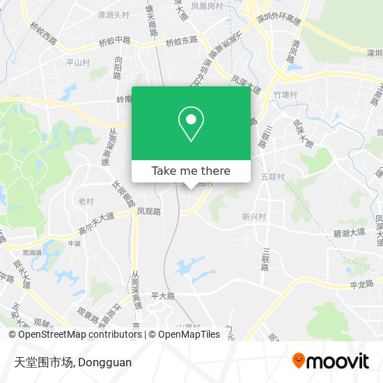天堂围市场 map