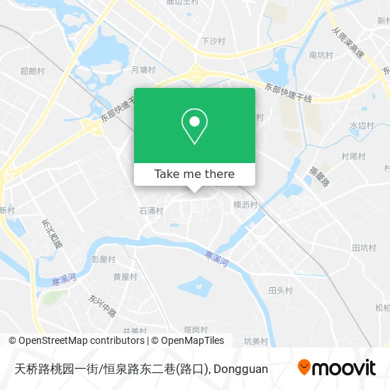 天桥路桃园一街/恒泉路东二巷(路口) map