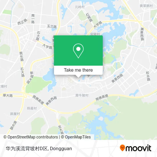 华为溪流背坡村D区 map