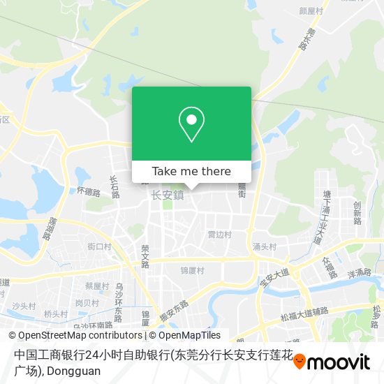 中国工商银行24小时自助银行(东莞分行长安支行莲花广场) map