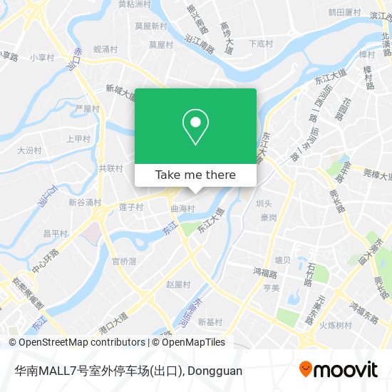 华南MALL7号室外停车场(出口) map