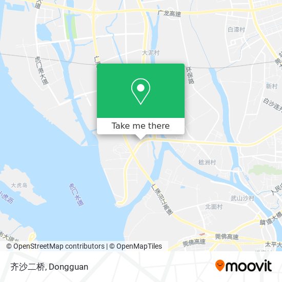 齐沙二桥 map