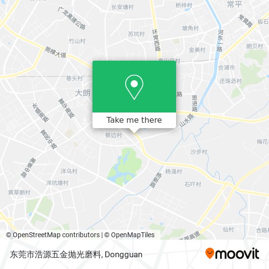 东莞市浩源五金抛光磨料 map