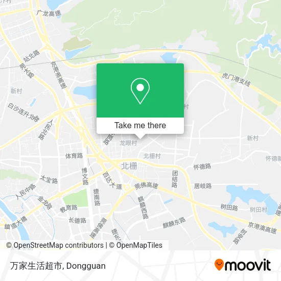 万家生活超市 map