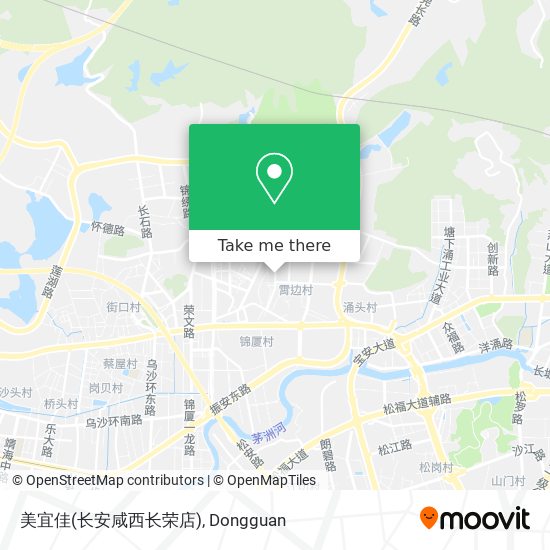 美宜佳(长安咸西长荣店) map
