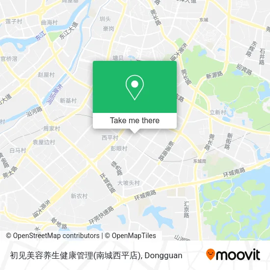 初见美容养生健康管理(南城西平店) map