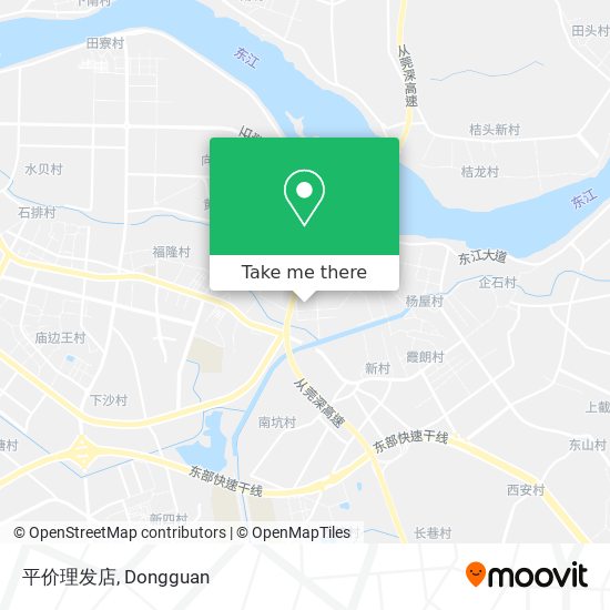 平价理发店 map