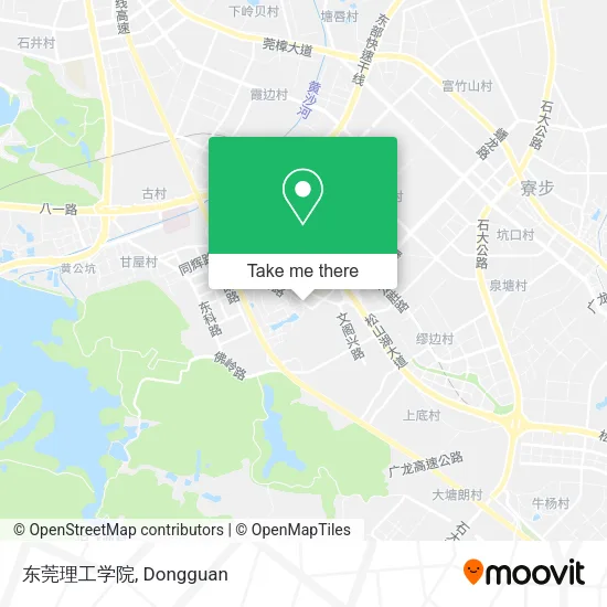 东莞理工学院 map