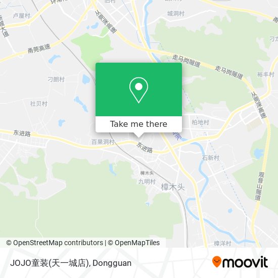 JOJO童装(天一城店) map