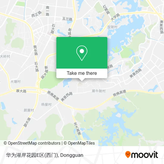 华为湖岸花园E区(西门) map