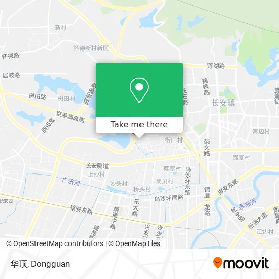华顶 map