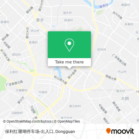 保利红珊瑚停车场-出入口 map