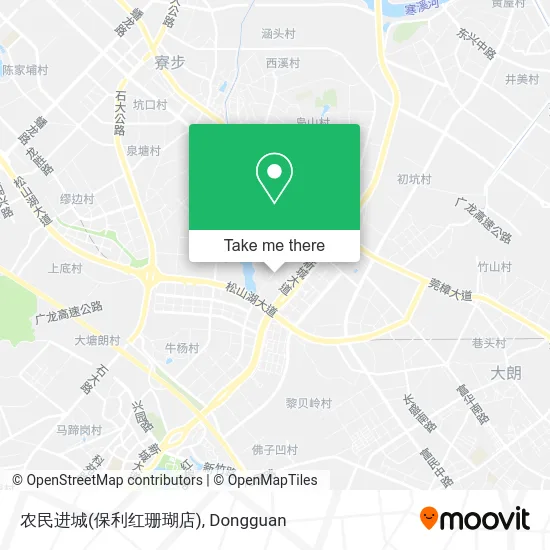 农民进城(保利红珊瑚店) map