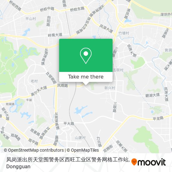 凤岗派出所天堂围警务区西旺工业区警务网格工作站 map