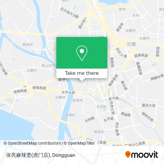 张亮麻辣烫(虎门店) map