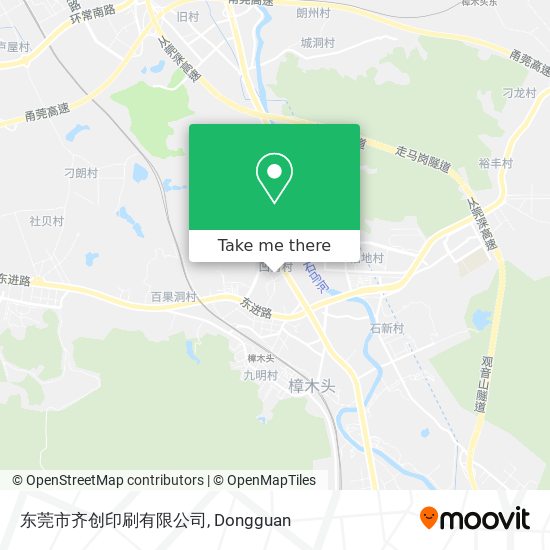 东莞市齐创印刷有限公司 map