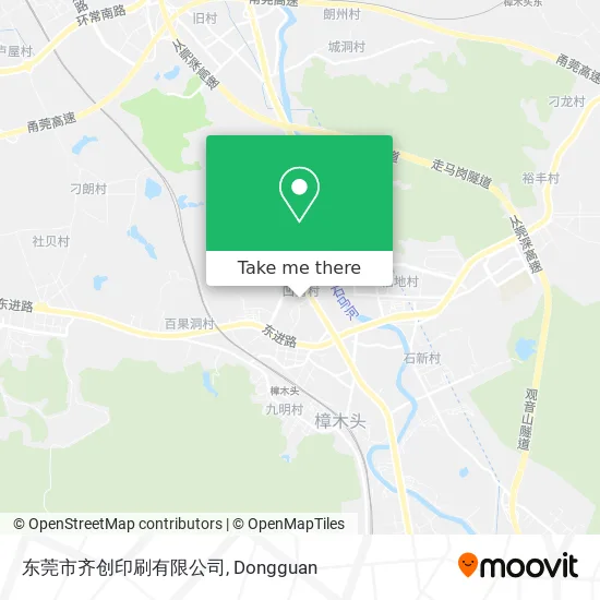 东莞市齐创印刷有限公司 map