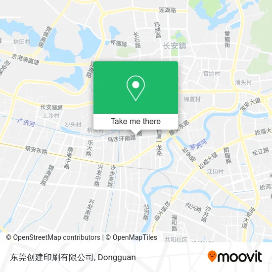 东莞创建印刷有限公司 map