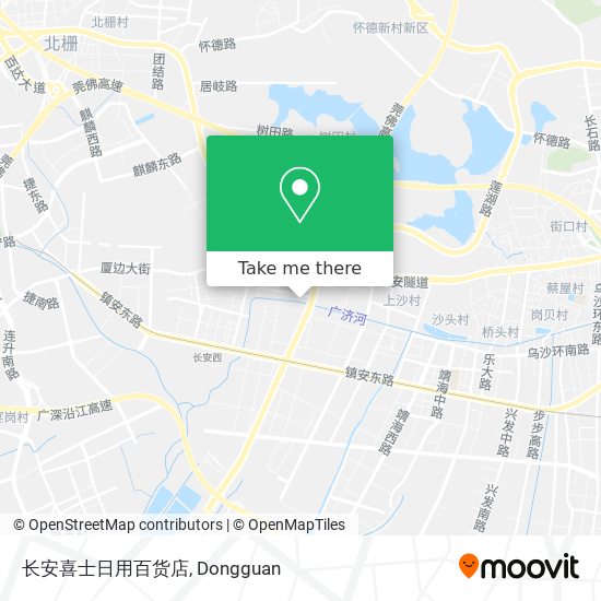 长安喜士日用百货店 map