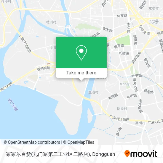 家家乐百货(九门寨第二工业区二路店) map