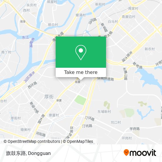 旗鼓东路 map