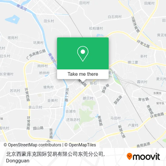 北京西蒙库克国际贸易有限公司东莞分公司 map