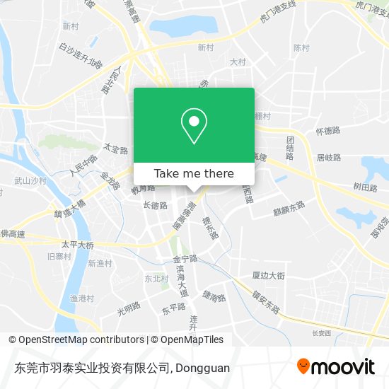 东莞市羽泰实业投资有限公司 map